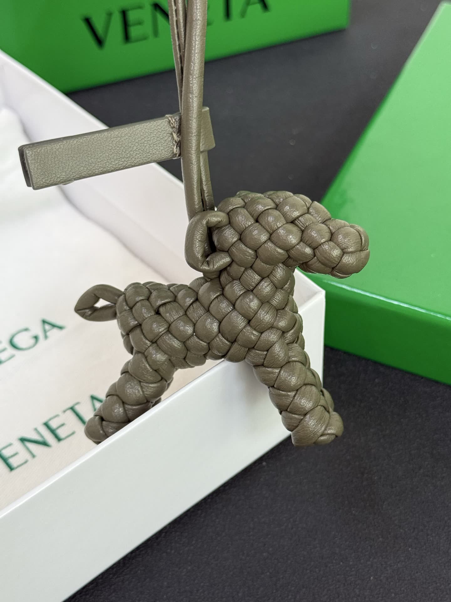 Bottega Veneta Wooly Dog Charm